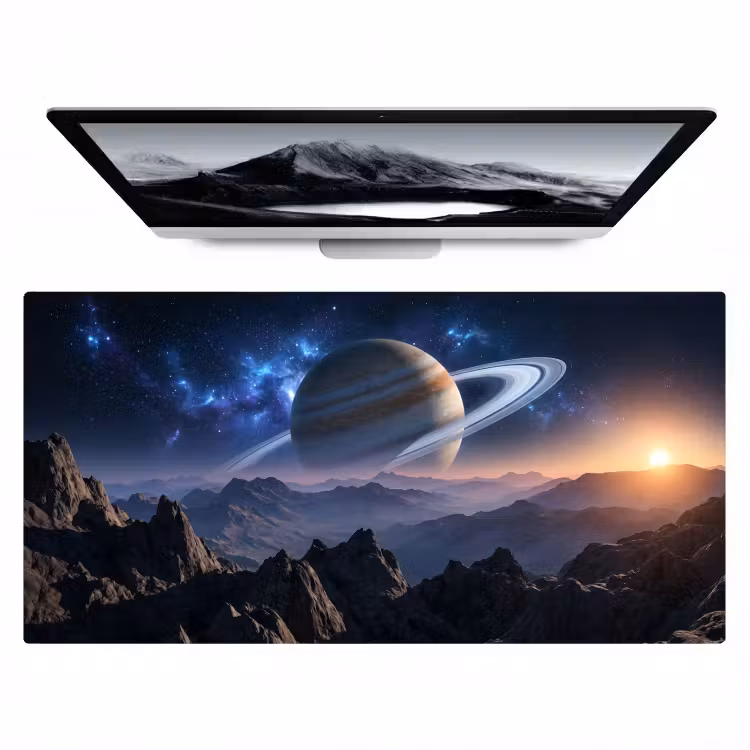 Fantasy - Kosmos - Landschap Muismat XXL klein -zzz3d