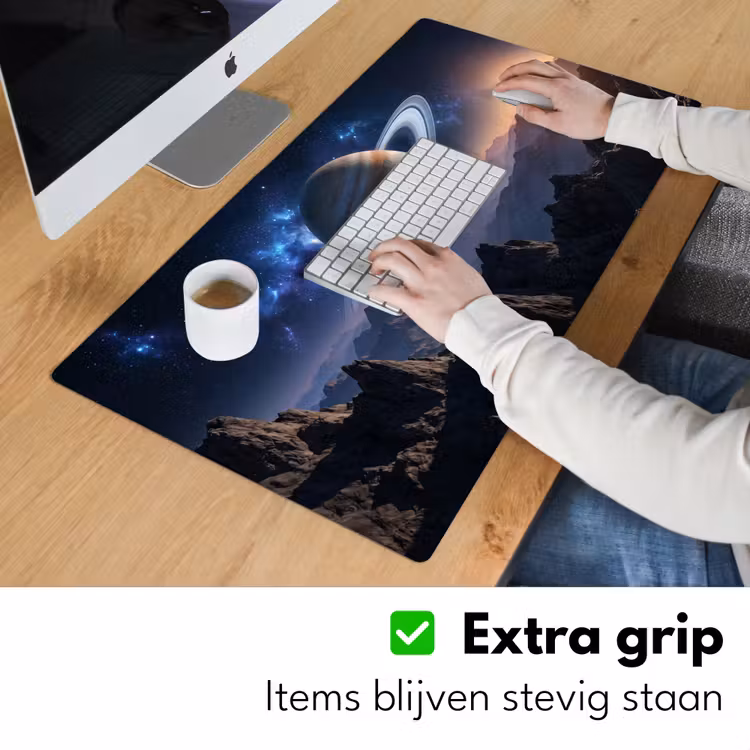 Fantasy - Kosmos - Landschap Muismat XXL klein -sfeer3