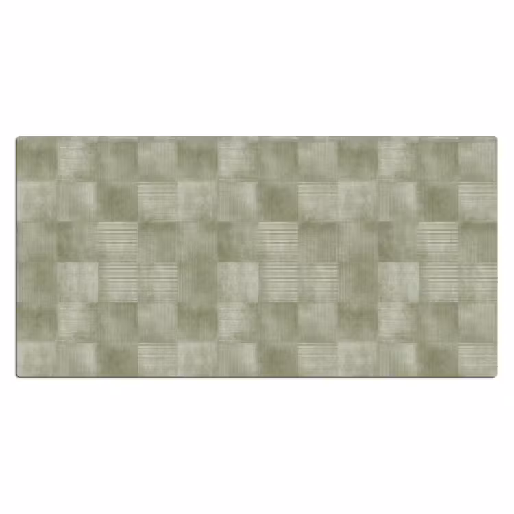 Vlakken - Rustiek - Groen Muismat XXL klein 681 -3d_leeg