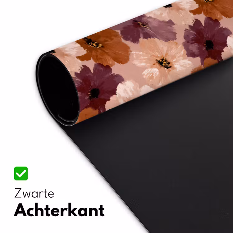 Bloemen - Abstract - Aardetinten Muismat XXL klein 681 -sfeer2