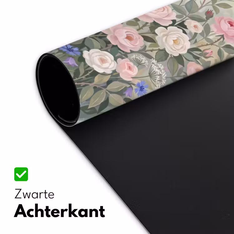 Bloemen - Tuin - Natuur - Kleurrijk Muismat XXL klein -sfeer2