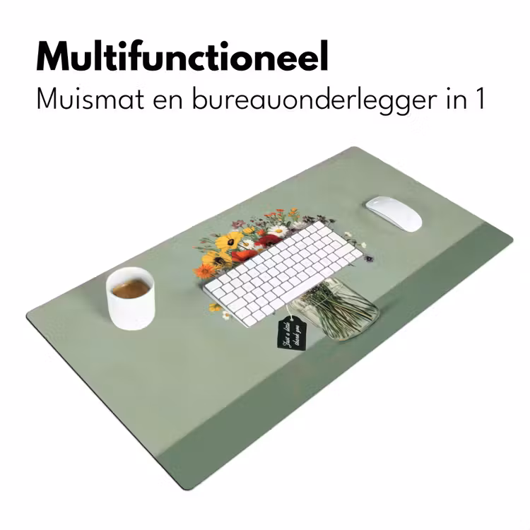 Bloemen - Vaas - Kaartje Muismat XXL klein -sfeer4