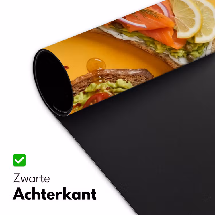 Eten - Brood - Ontbijt - Modern - Kleurrijk Muismat XXL klein -sfeer2