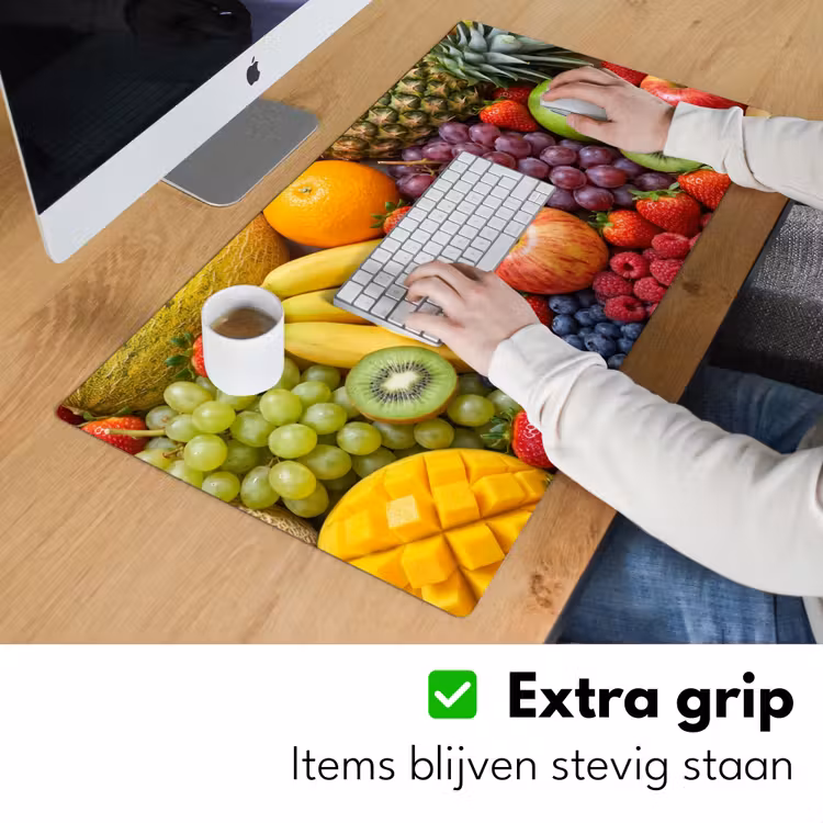 Eten - Fruit - Vers - Kleurrijk - Voeding Muismat XXL klein -sfeer3