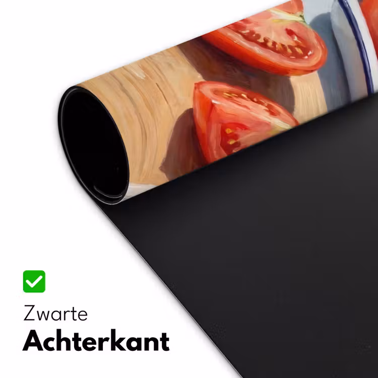 Eten - Keuken - Ingrediënten - Stillleven - Rood Muismat XXL klein -sfeer2