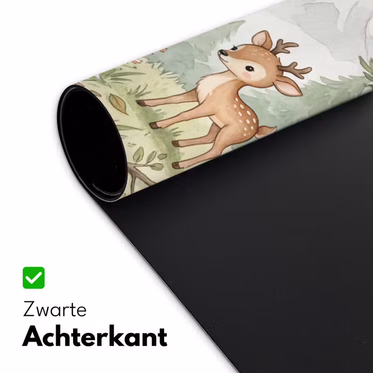 Bos - Dieren - Groen Muismat XXL klein -sfeer2