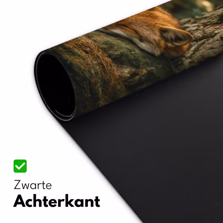 Vos - Bos - Slapen Muismat XXL klein -sfeer2