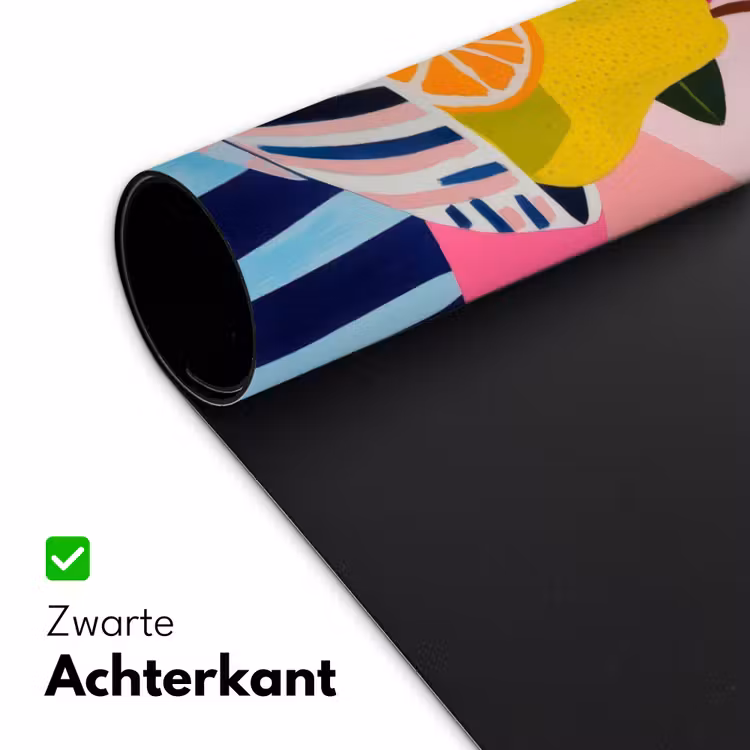 Fruit - Abstracte achtergrond - Roze Muismat XXL klein -sfeer2