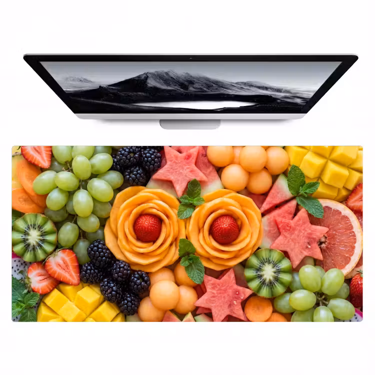 Fruit - Variatie - Kleurrijk - Vers - Eten Muismat XXL klein -zzz3d