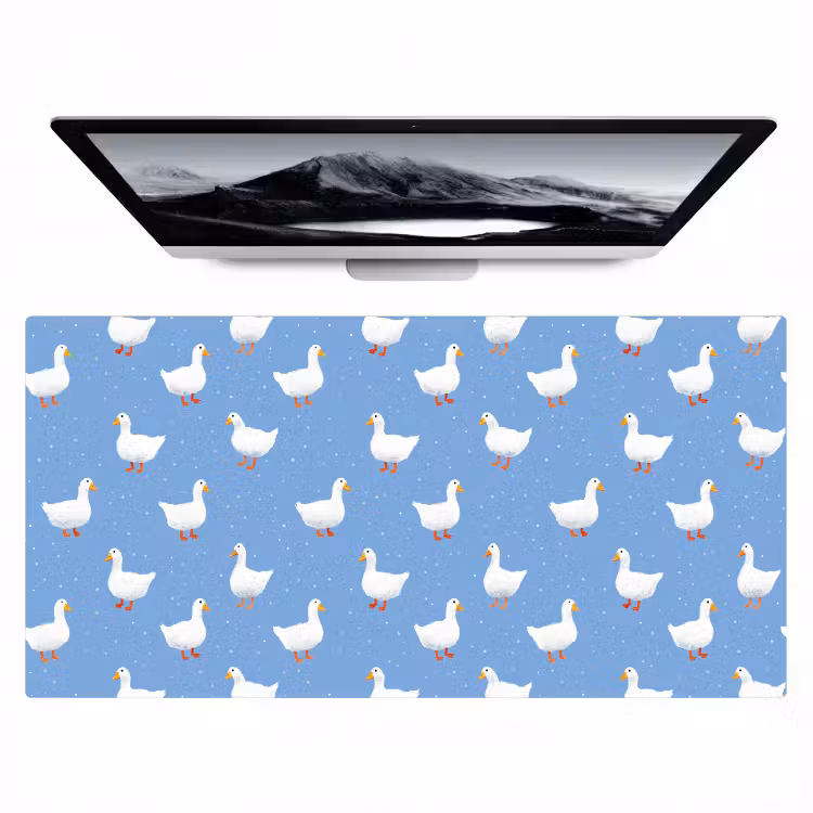 Ganzen - Elegant - Blauw Muismat XXL klein 681 -zzz3d