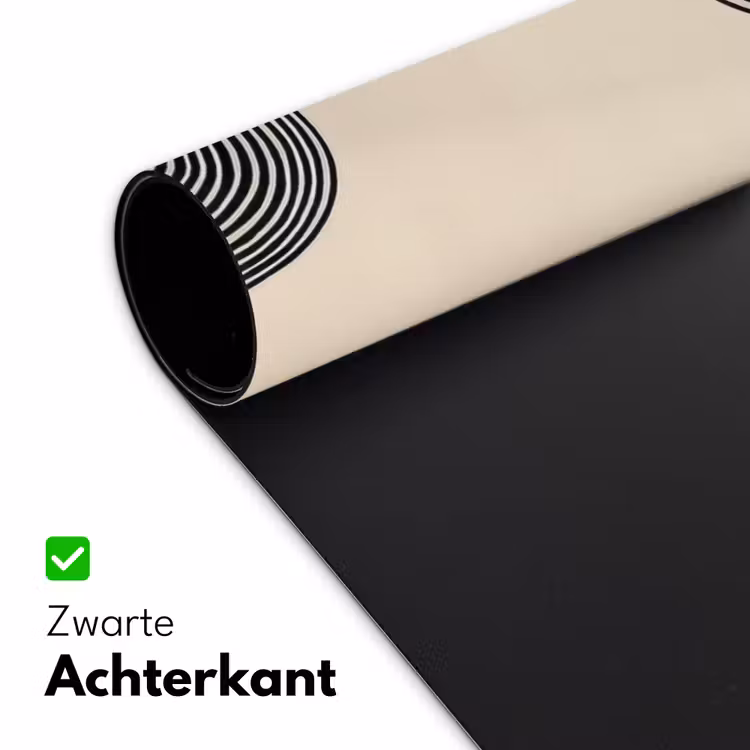 Geometrische bogen - Minimalistisch - Symmetrisch Muismat XXL klein -sfeer2