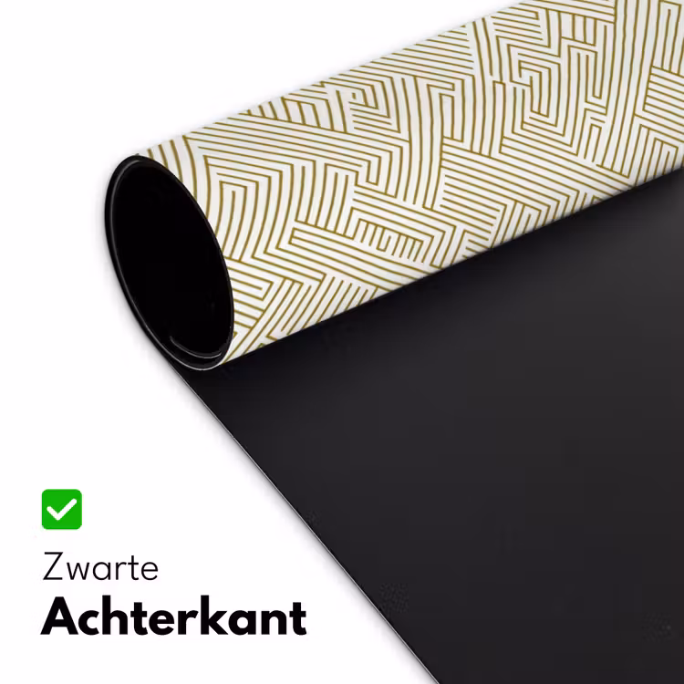 Geometrisch - Lijnen - Groen Muismat XXL klein 681 -sfeer2