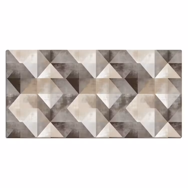 Geometrisch - Motief - Aardetinten Muismat XXL klein 681 -3d_leeg