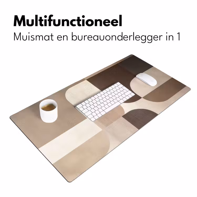 Geometrisch - Geweven structuur - Modern Muismat XXL klein -sfeer4