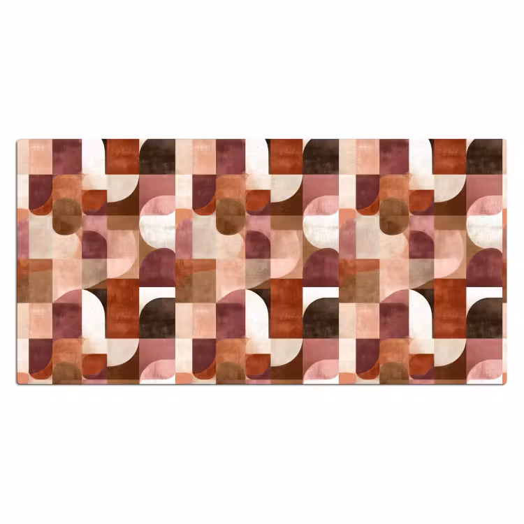 Geometrie - Modern - Retro Muismat XXL klein 681 -3d_leeg