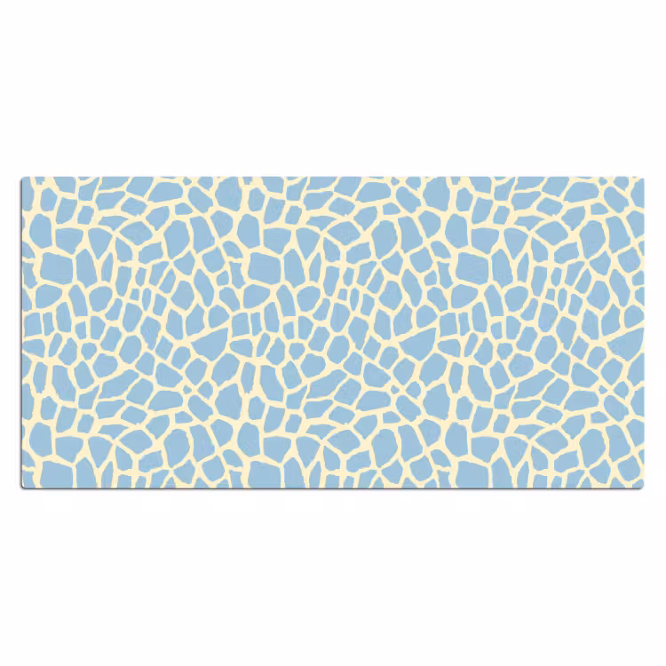 Giraf - Modern - Blauw Muismat XXL klein 681 -3d_leeg