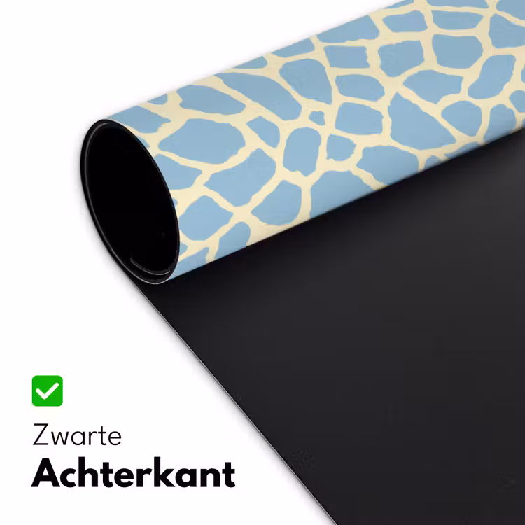Giraf - Modern - Blauw Muismat XXL klein 681 -sfeer2