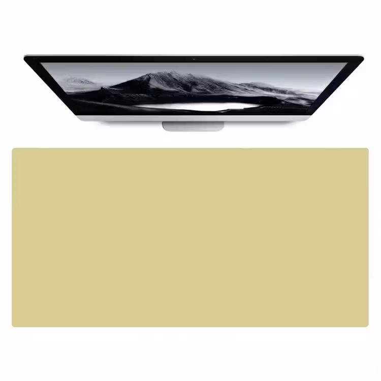Golden - Clover - Geel Muismat XXL klein 681 -zzz3d