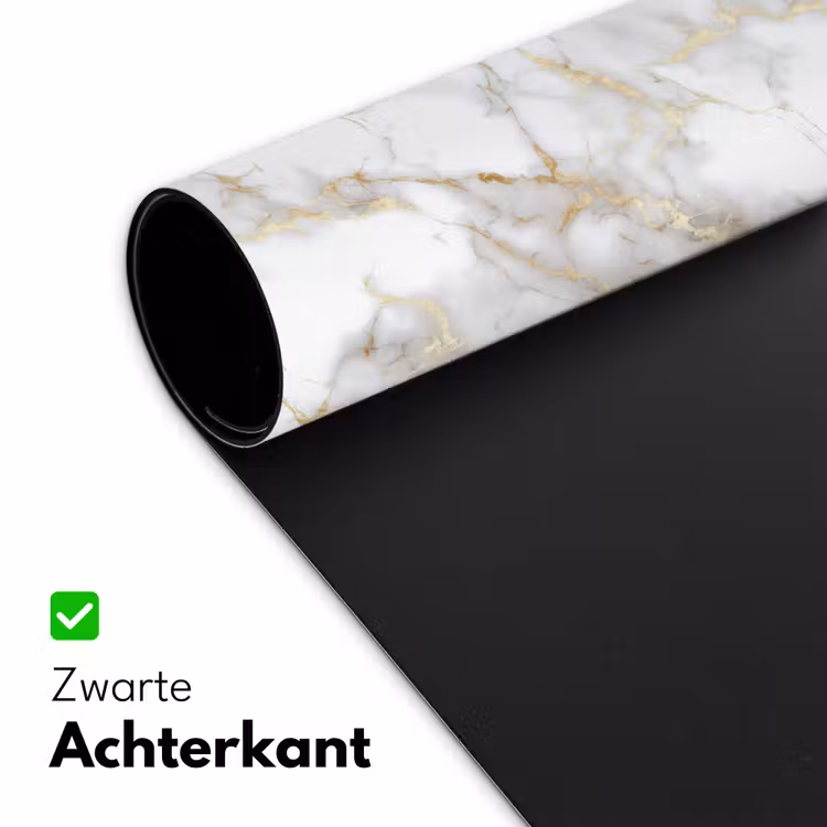 Gouden aders - Marmer - Wit Muismat XXL klein 681 -sfeer2