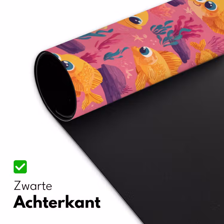 Goudvissen - Koraal - Kleurrijk Muismat XXL klein 681 -sfeer2