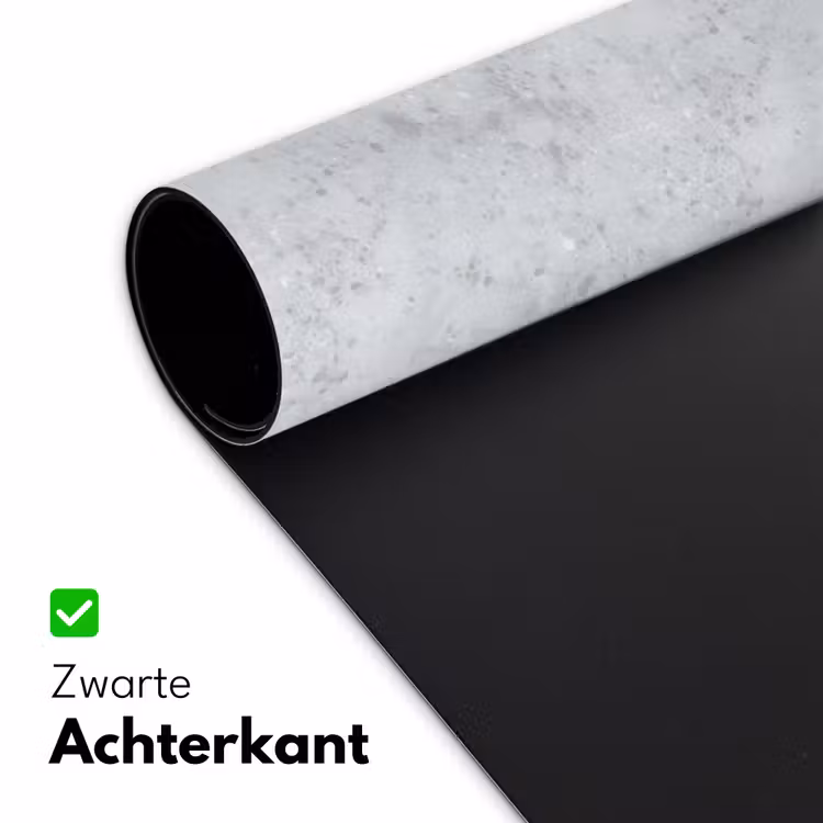 Grijs - Terrazzo-effect - Beton Muismat XXL klein 681 -sfeer2
