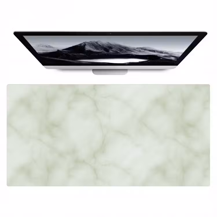 Groen - Marmer - Aders Muismat XXL klein 681 -zzz3d