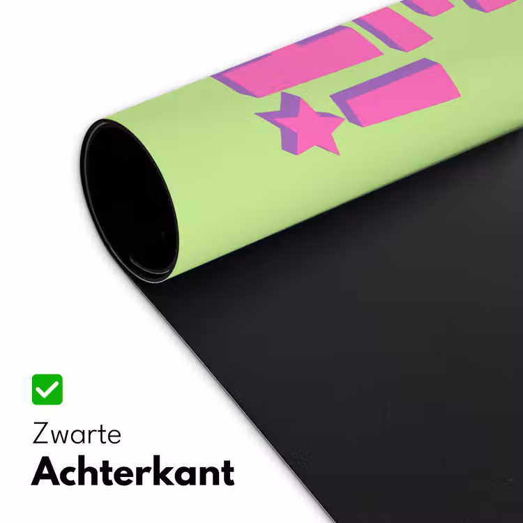 Groen - Neon - Quote Muismat XXL klein -sfeer2