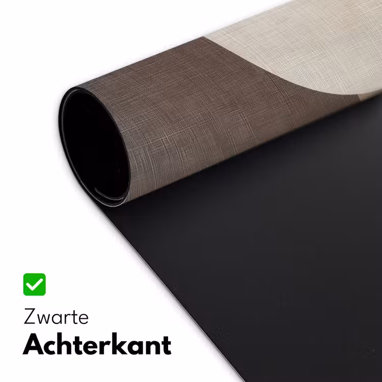 Raster - Halve cirkels - Contrast Muismat XXL klein -sfeer2