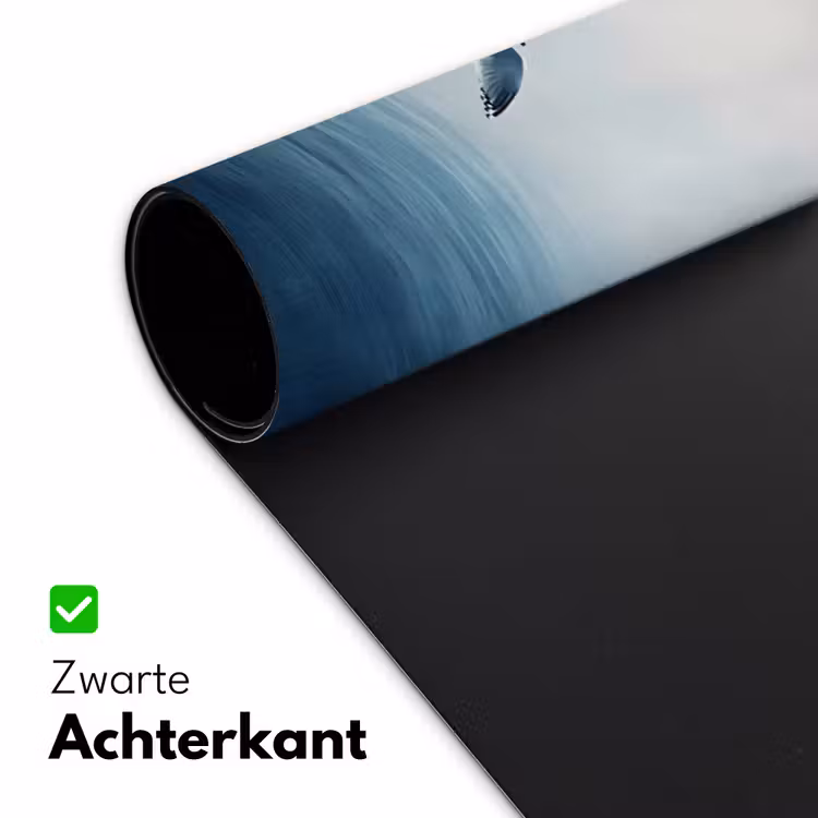 Meeuw - Wit - Zee - Mistig Muismat XXL klein -sfeer2