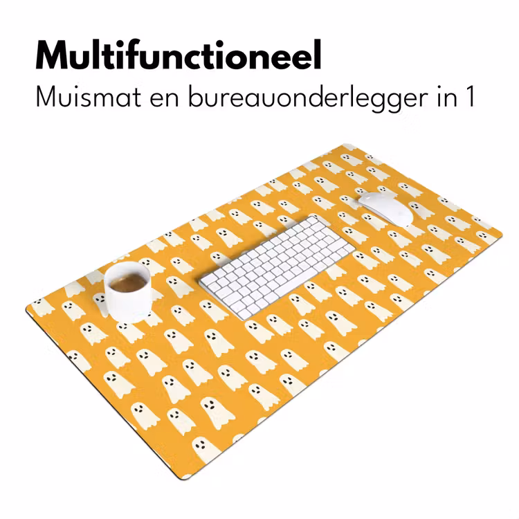 Halloween - Spookjes - Oker Muismat XXL klein 681 -sfeer4