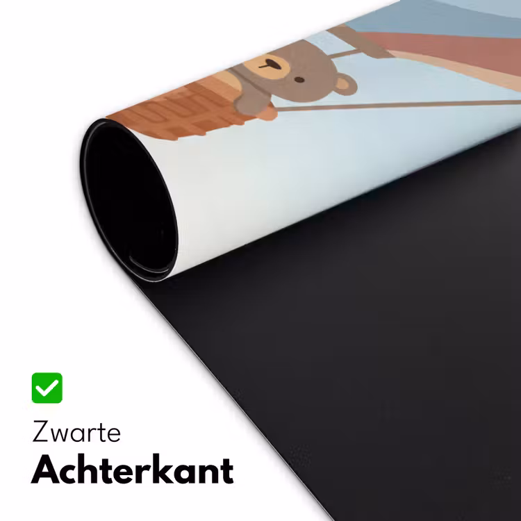 Luchtballon - Beren - Pastel Muismat XXL klein -sfeer2
