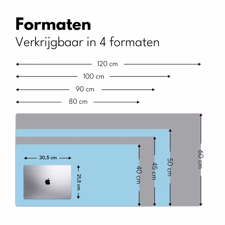 Ice - Blue - Blauw Muismat XXL klein 681 -sfeer5