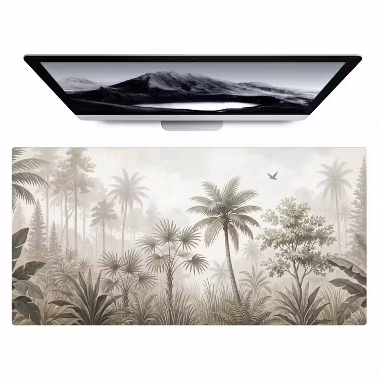 Jungle - Palmbomen - Natuur Muismat XXL klein -zzz3d