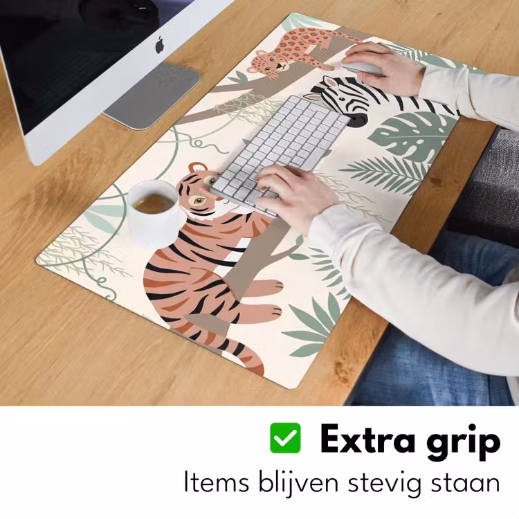 Jungle - Rustiek - Pastel Muismat XXL klein -sfeer3