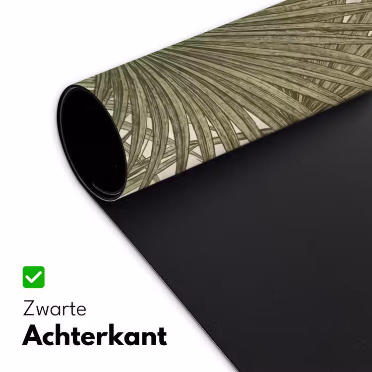 Blad - Tropisch - Patroon - Natuur - Groen Muismat XXL klein -sfeer2