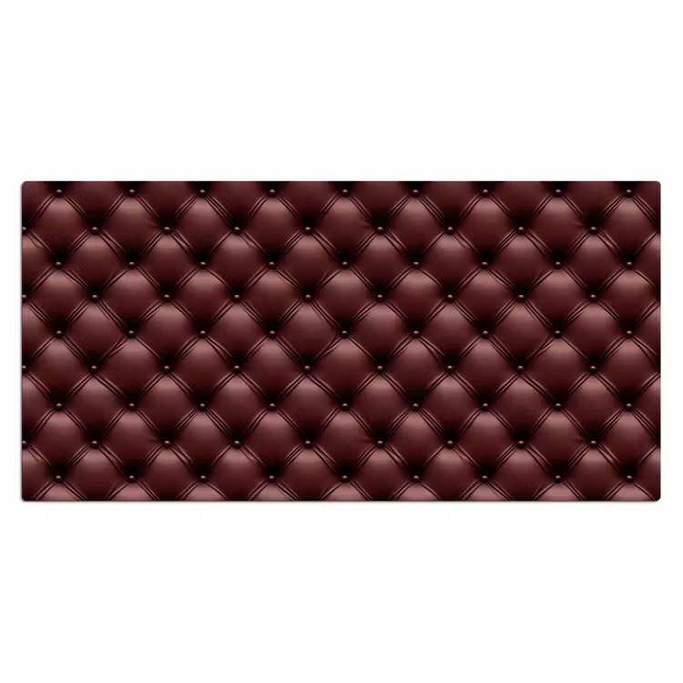 Leer - Patroon - Bordeaux Muismat XXL klein 681 -3d_leeg