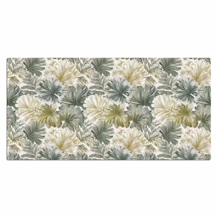 Bladeren - Botanisch - Groen Muismat XXL klein 681 -3d_leeg