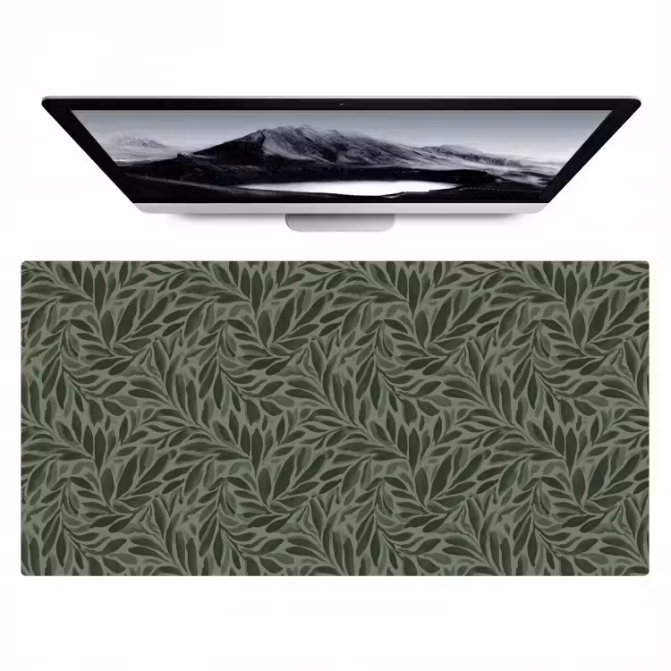 Bladeren - Organisch - Groen Muismat XXL klein 681 -zzz3d