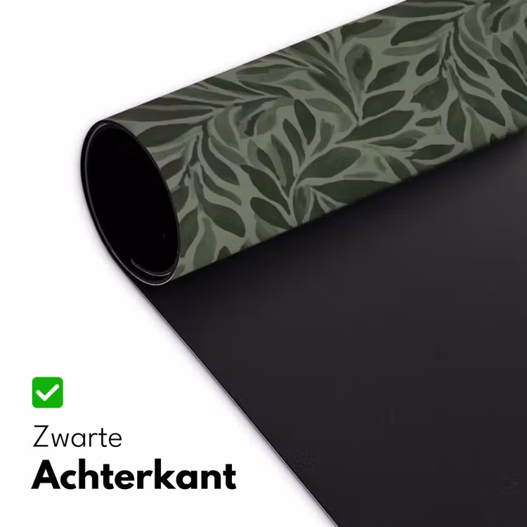 Bladeren - Organisch - Groen Muismat XXL klein 681 -sfeer2
