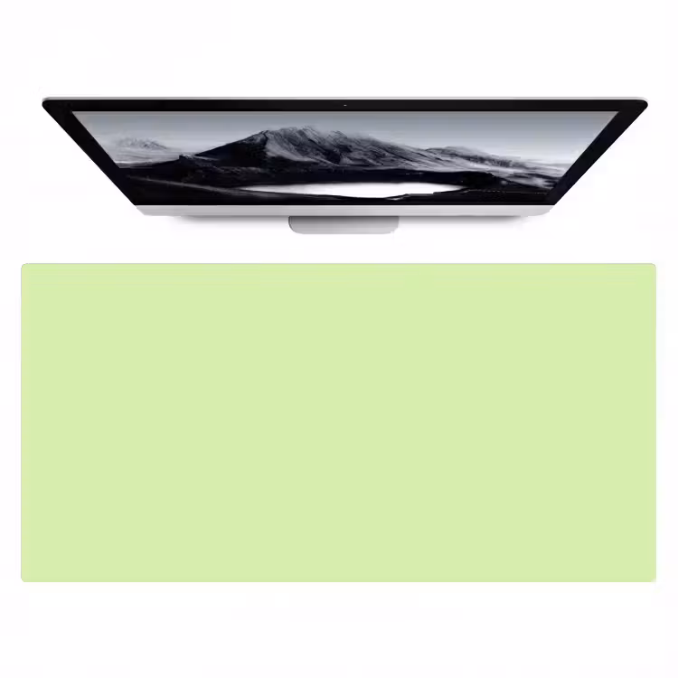 Light - Lime - Groen Muismat XXL klein 681 -zzz3d