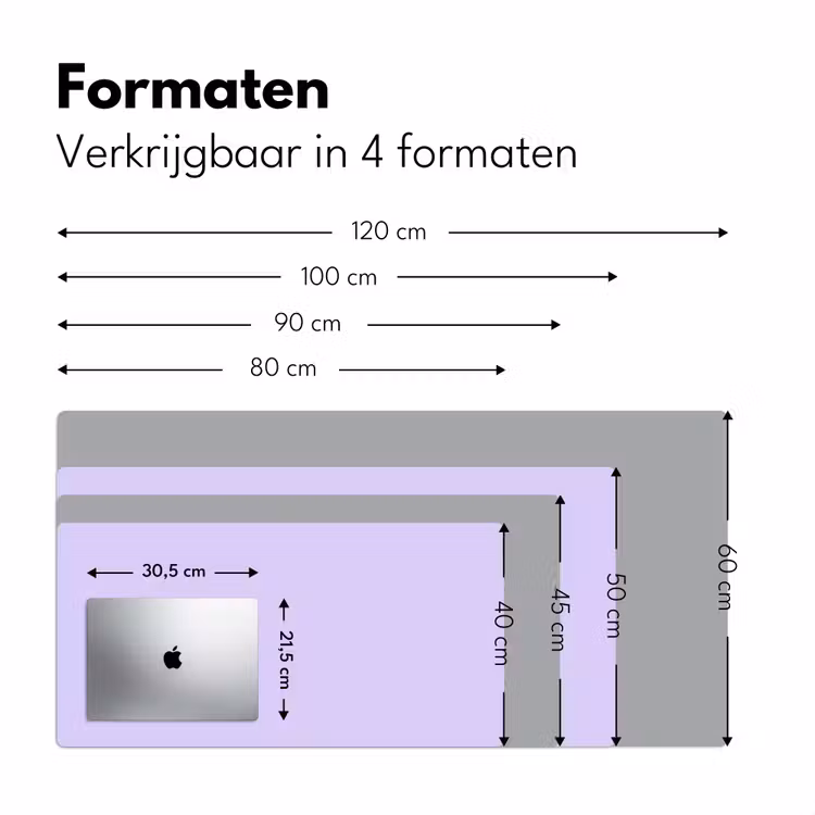 Light - Orchid - Paars Muismat XXL klein 681 -sfeer5