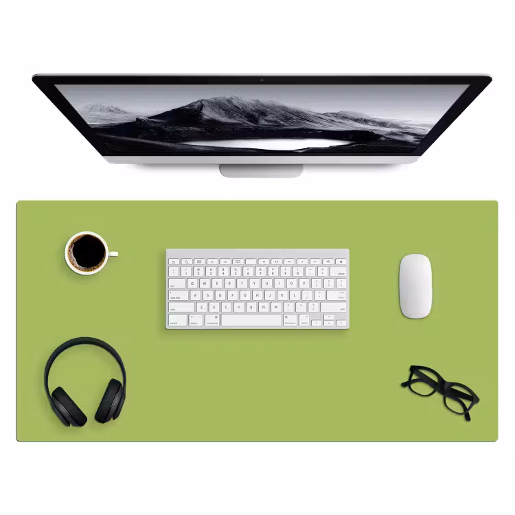 Lime - Glow - Groen Muismat XXL klein 681 -3d
