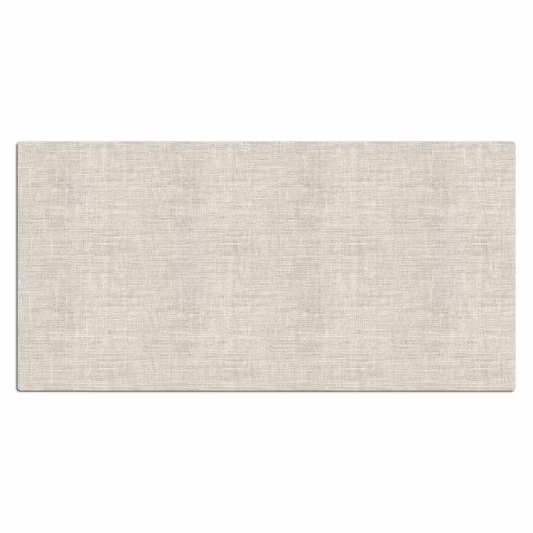 Linnen - Textuur - Beige Muismat XXL klein 681 -3d_leeg