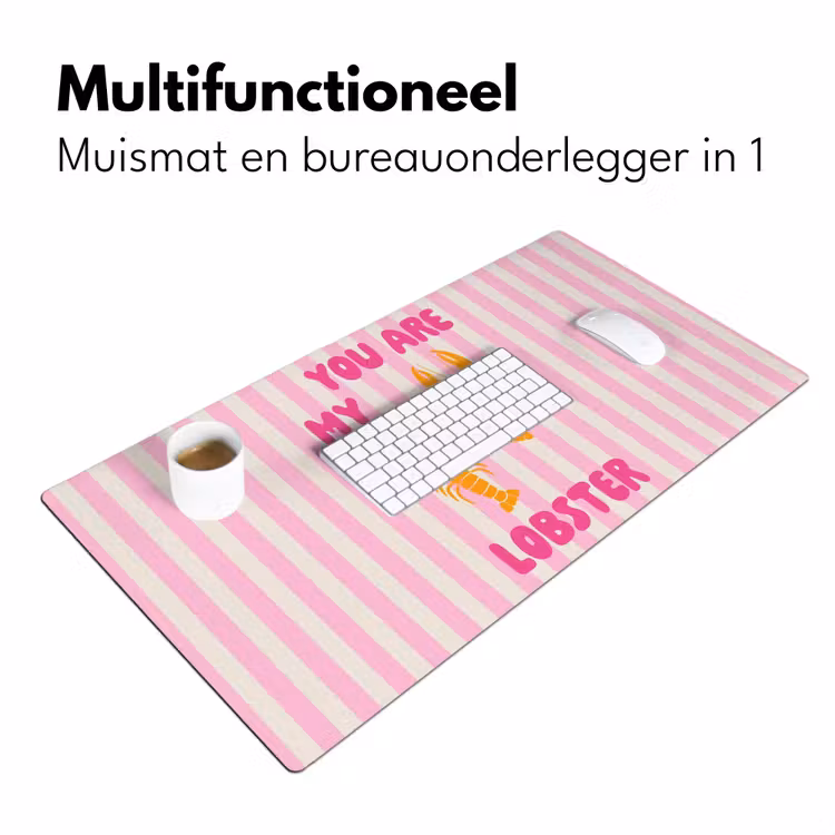 Lobster - Love - Valentijn Muismat XXL klein -sfeer4