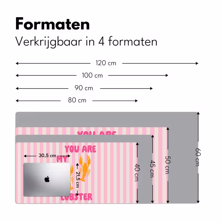 Lobster - Love - Valentijn Muismat XXL klein -sfeer5
