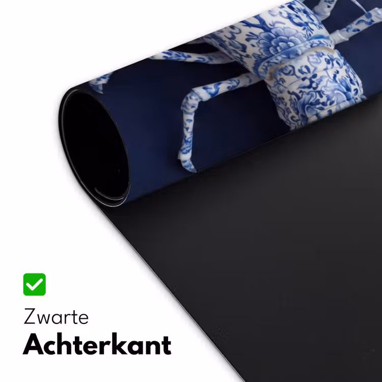 Kreeft - Porselein - Delfts - Blauw Muismat XXL klein -sfeer2