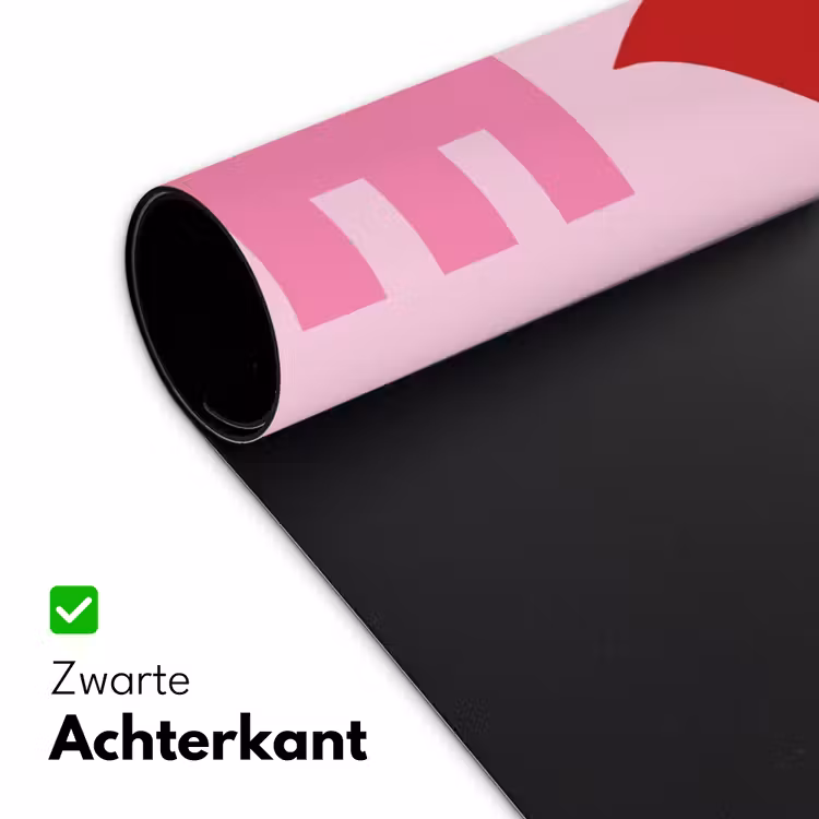 Love - Roze - Hart - Valentijn Muismat XXL klein -sfeer2