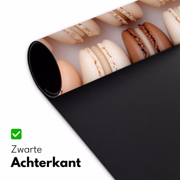Macarons - Beige - Bruin Muismat XXL klein -sfeer2