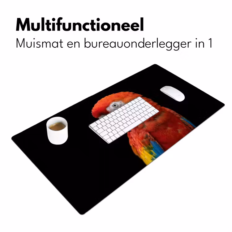 Ara - Portret - Rood Muismat XXL klein -sfeer4