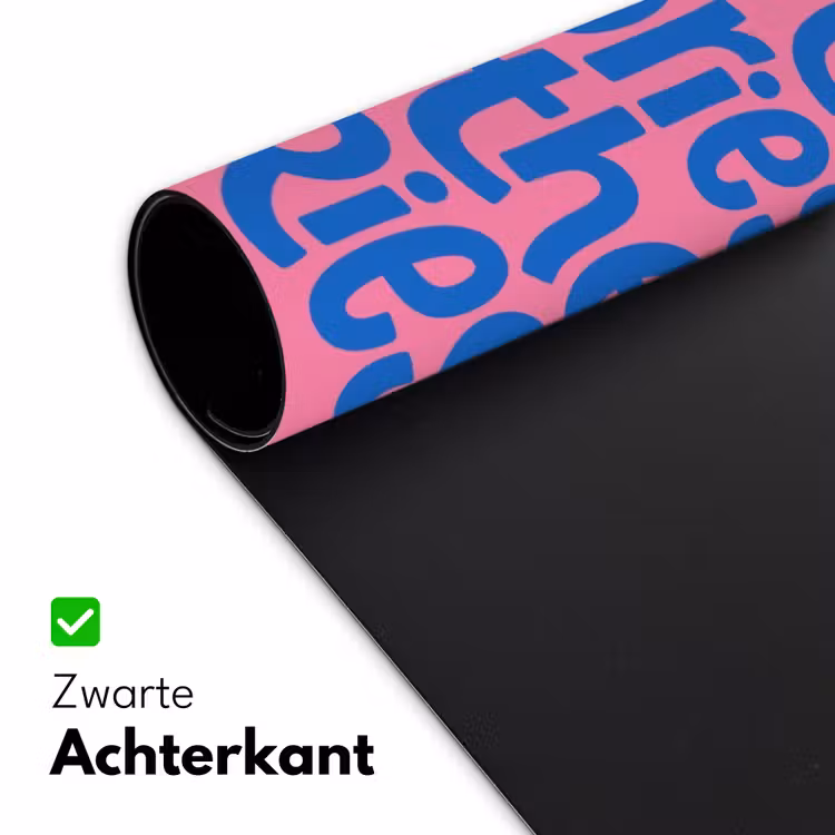 Memories - Roze - Blauw - Quote Muismat XXL klein -sfeer2